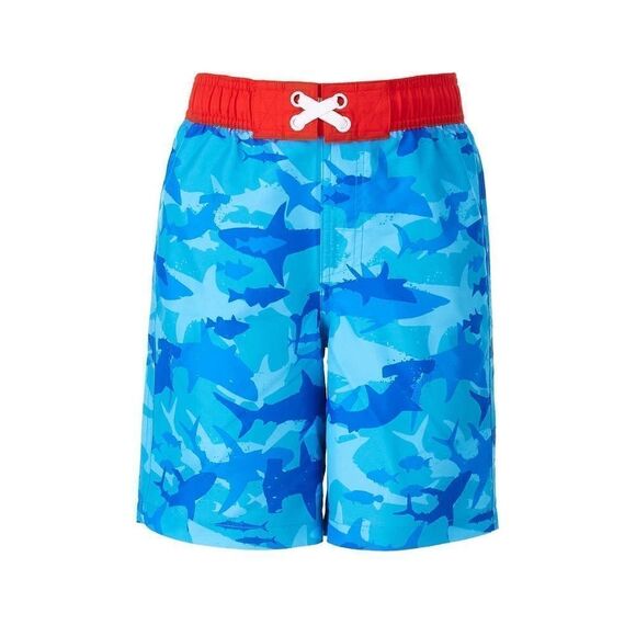 NEW! SAINT EVE Youth Boys Shark Beach CoverUp Robe & UPF50 Swim Trunk 2Piece Set - Picture 7 of 15